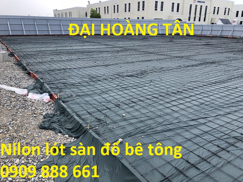 nilon lót sàn đổ bê tông